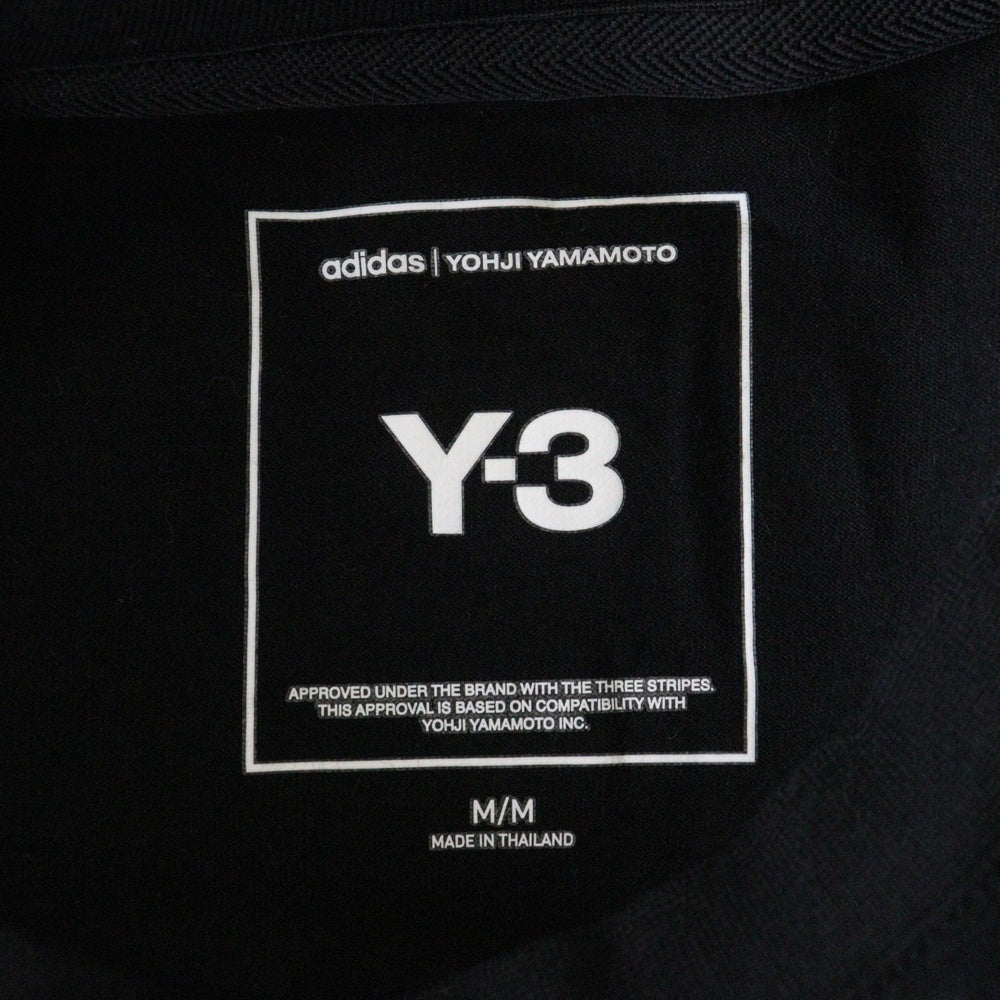 Y-3(ワイスリー) U GFX SS TEE バックプリント 半袖Tシャツ ブラック JN4879