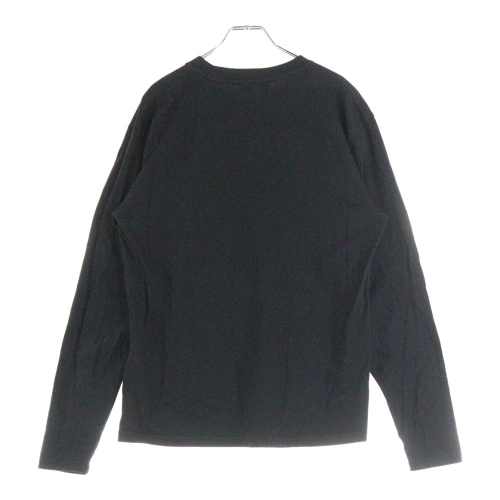 THUG CLUB(サグクラブ) TC Basic Long Sleeve TC24TS0803 TCロゴ エンブレム付き ロングスリーブ 長袖カットソー ブラック