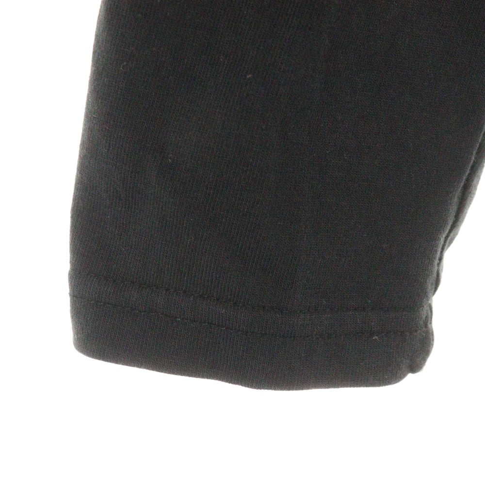 THUG CLUB(サグクラブ) TC Basic Long Sleeve TC24TS0803 TCロゴ エンブレム付き ロングスリーブ 長袖カットソー ブラック