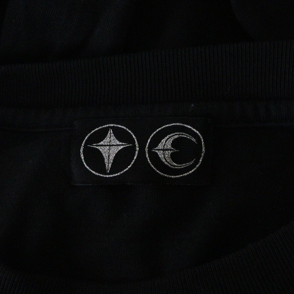 THUG CLUB(サグクラブ) TC Basic Long Sleeve TC24TS0803 TCロゴ エンブレム付き ロングスリーブ 長袖カットソー ブラック