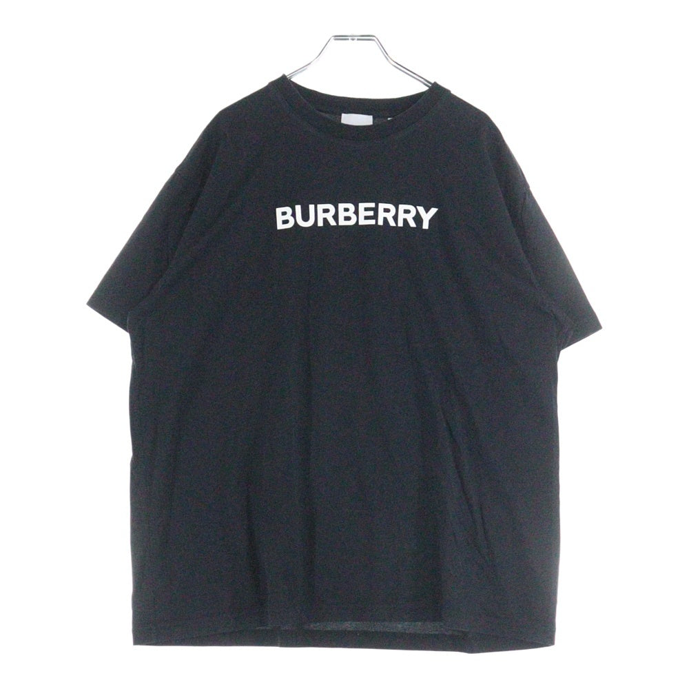 BURBERRY(バーバリー) ロゴ クルーネック 半袖Tシャツ カットソー ブラック 8055307