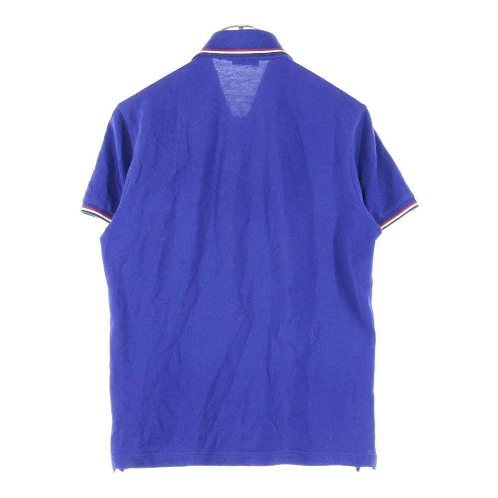 MONCLER(モンクレール) MAGILAIA POLO MANICA CORTA ストライプ 半袖ポロシャツ ブルー420918305500 84093