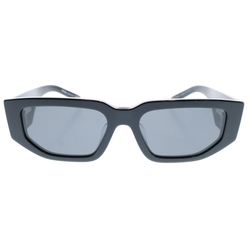 PRADA(プラダ) トライアングルプレート スクエアシェイプ セルフレームサングラス SPR 09Z-F ブラック