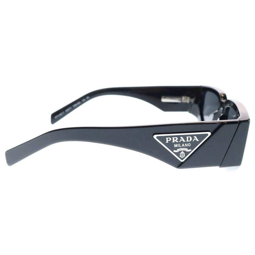 PRADA(プラダ) トライアングルプレート スクエアシェイプ セルフレームサングラス SPR 09Z-F ブラック