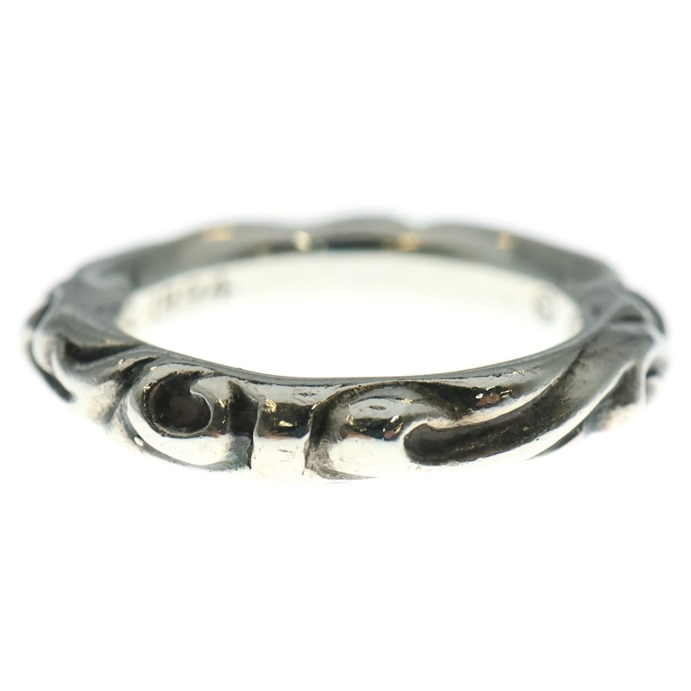 CHROME HEARTS(クロムハーツ) SCRL BAND スクロールバンド リング シルバー BCA351