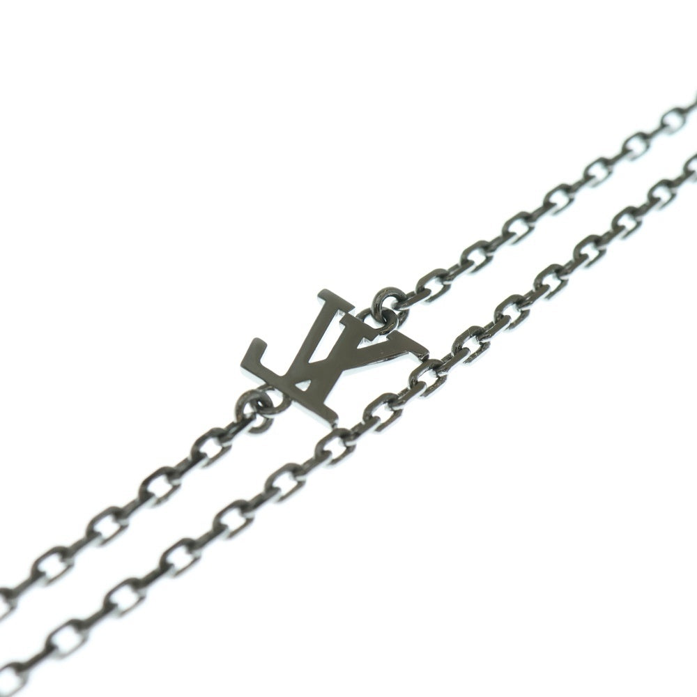 LOUIS VUITTON(ルイヴィトン) フラワー ロケット ペンダント ネックレス シルバー M01047