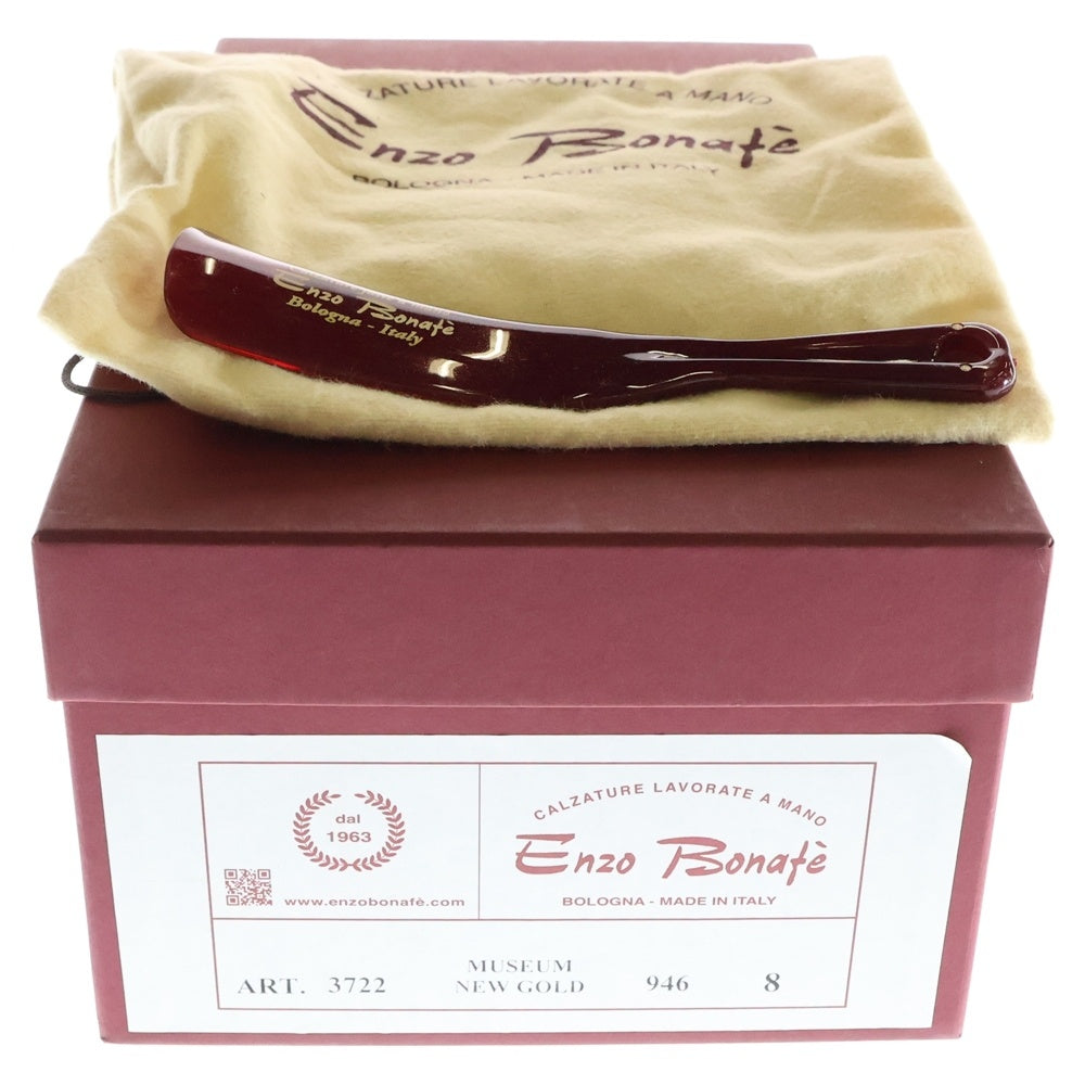 ENZO BONAFE(エンツォ・ボナフェ) Chukka boots ボックスカーフ チャッカブーツ ブラウン 3722