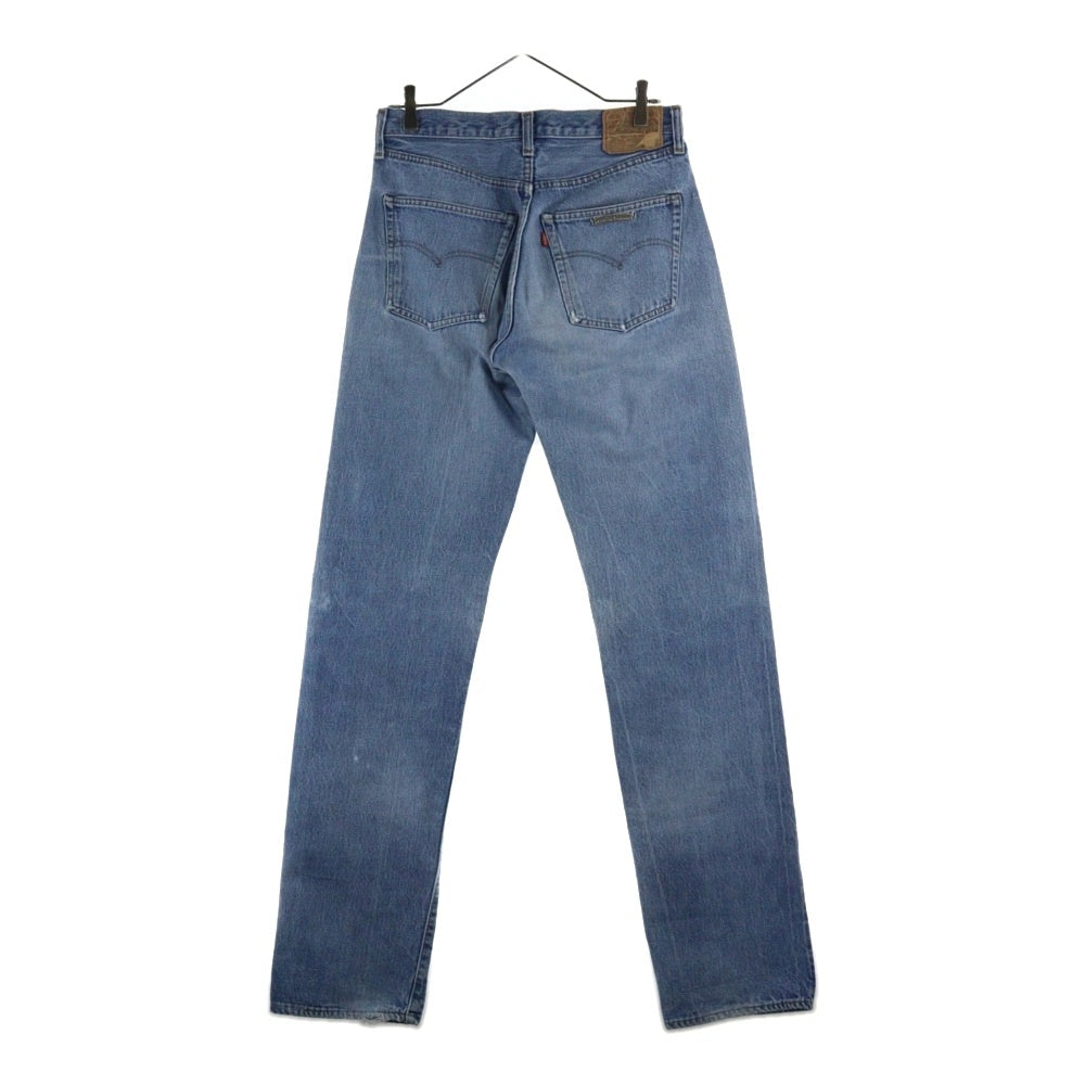 CHROME HEARTS(クロムハーツ) ×LEVI'S U VNTG JEAN BLU RED TAB リーバイス クロスボールボタンウォッシュドデニムパンツ ブルー