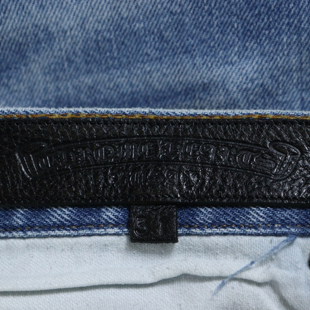CHROME HEARTS(クロムハーツ) ×LEVI'S U VNTG JEAN BLU RED TAB リーバイス クロスボールボタンウォッシュドデニムパンツ ブルー