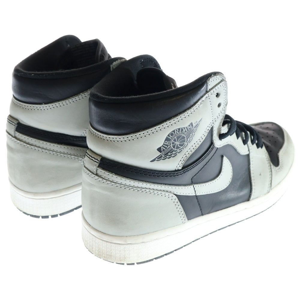 NIKE(ナイキ) AIR JORDAN 1 HIGH OG SHADOW 2.0 555088-035 エアジョーダン1 シャドー2.0 ハイカットスニーカー ブラック/グレー US8.5/26.5cm