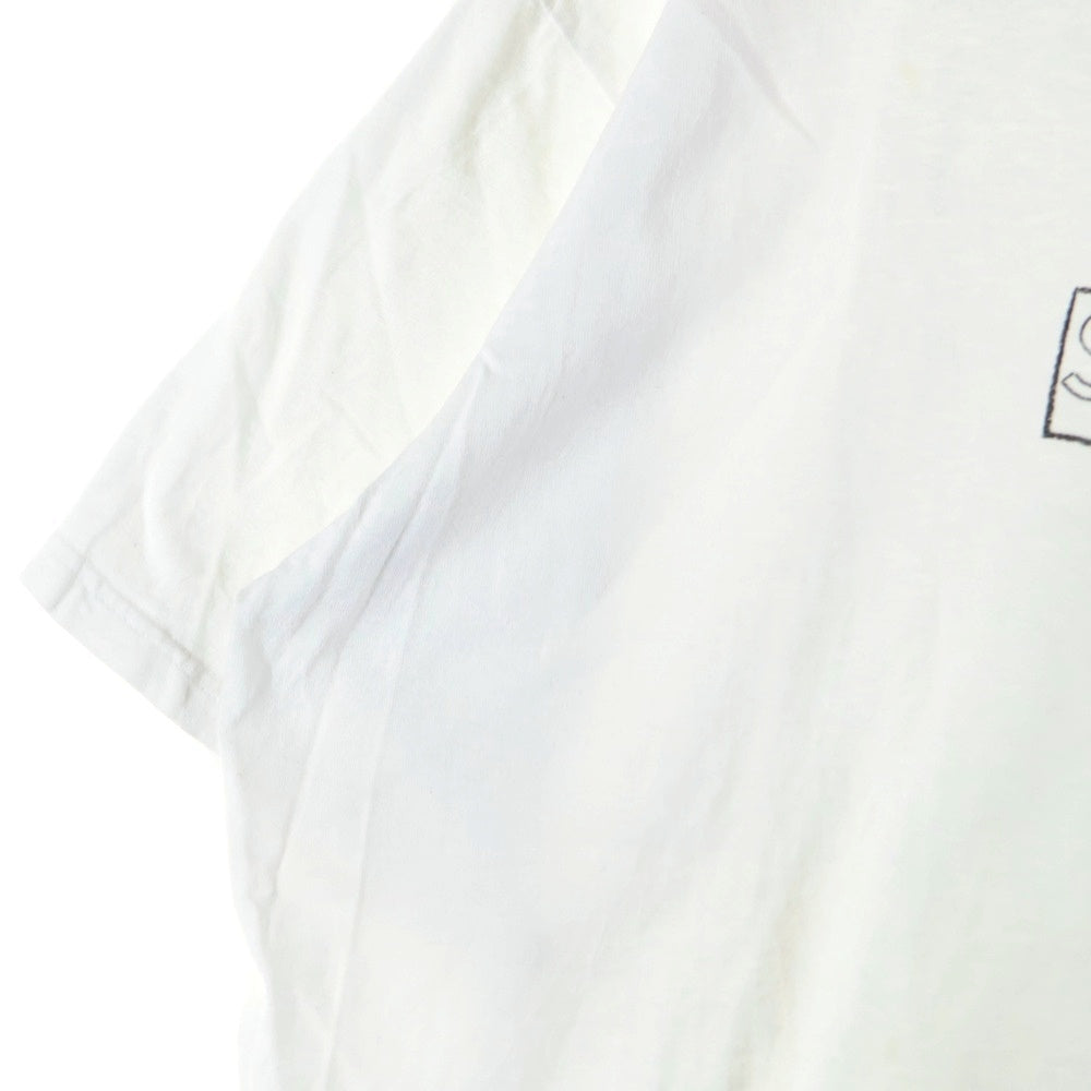 SUPREME(シュプリーム) 21SS ×KAWS Chalk Logo Tee カウズ チョーク ボックスロゴ クルーネック 半袖Tシャツ カットソー ホワイト