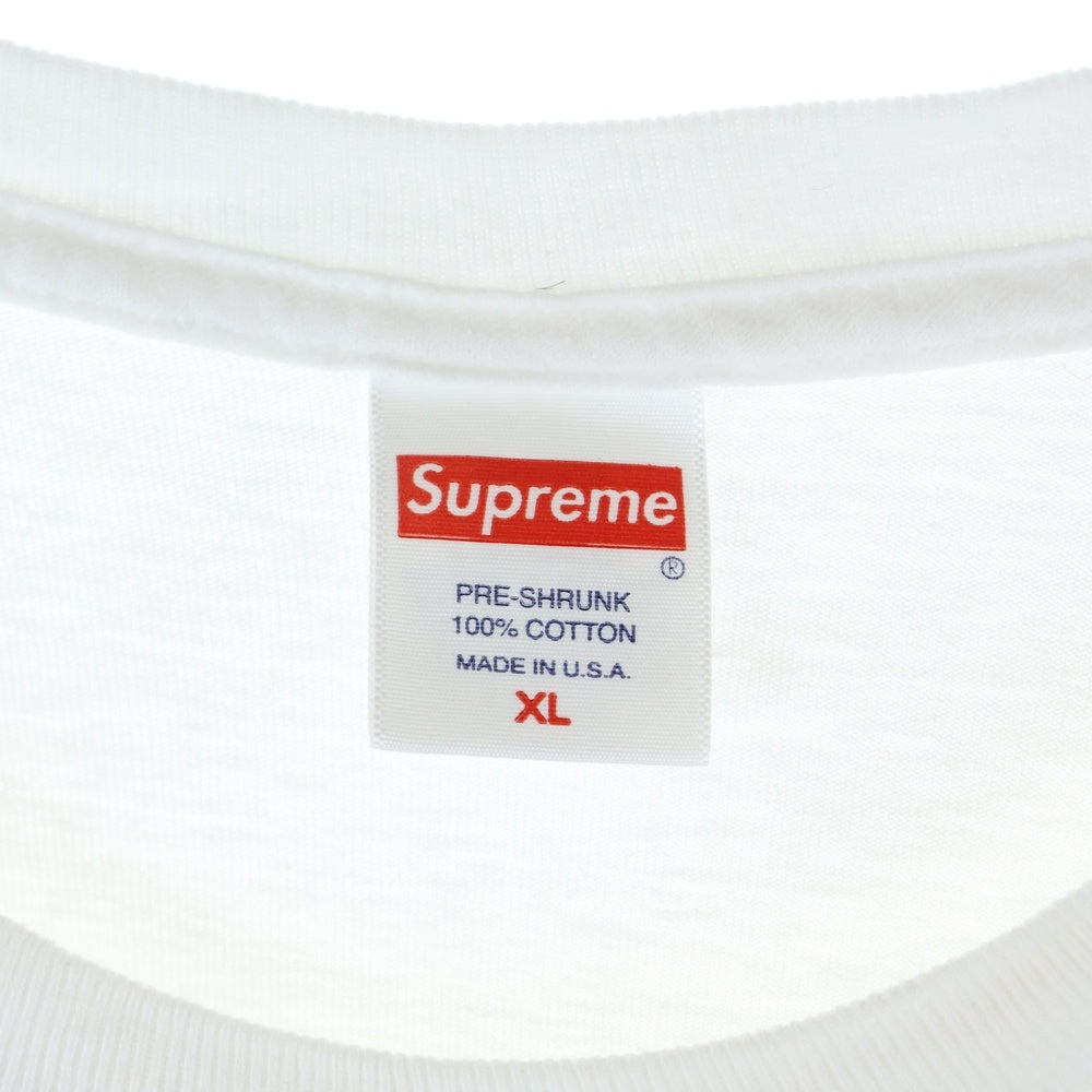 SUPREME(シュプリーム) 21SS ×KAWS Chalk Logo Tee カウズ チョーク ボックスロゴ クルーネック 半袖Tシャツ カットソー ホワイト