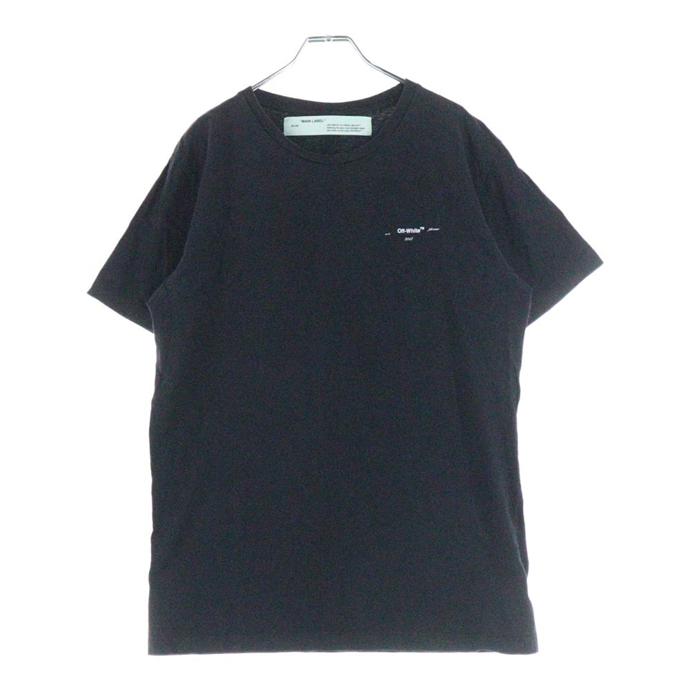 OFF-WHITE(オフホワイト) 18AW Maker Arrows T-shirt 半袖Tシャツ ブラック OMAA027E18185024
