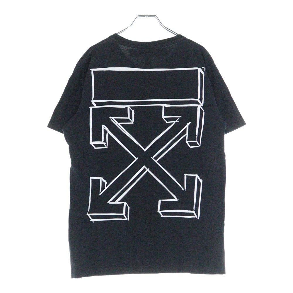 OFF-WHITE(オフホワイト) 18AW Maker Arrows T-shirt 半袖Tシャツ ブラック OMAA027E18185024
