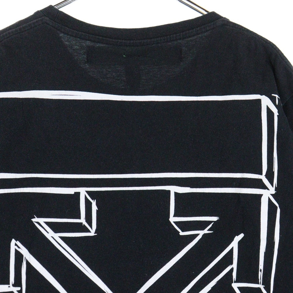 OFF-WHITE(オフホワイト) 18AW Maker Arrows T-shirt 半袖Tシャツ ブラック OMAA027E18185024