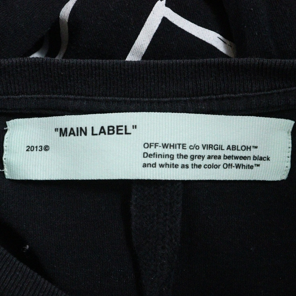 OFF-WHITE(オフホワイト) 18AW Maker Arrows T-shirt 半袖Tシャツ ブラック OMAA027E18185024