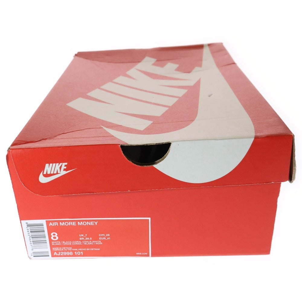 NIKE(ナイキ) AIR MORE MONEY AJ2998-101 エア モア マネー ローカットスニーカー ホワイト US8/26.0cm
