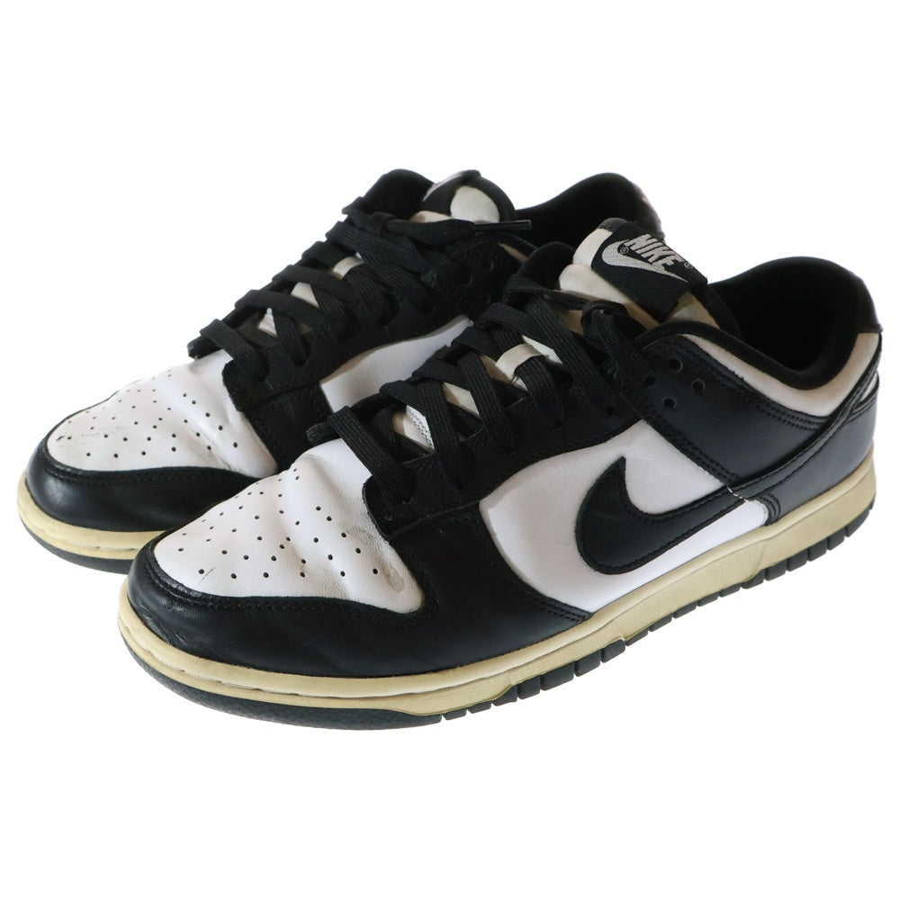 NIKE(ナイキ) DUNK LOW RETRO PANDA DD1391-100 ダンク パンダ ローカットスニーカー シューズ ブラック/ホワイト US8/26.0cm