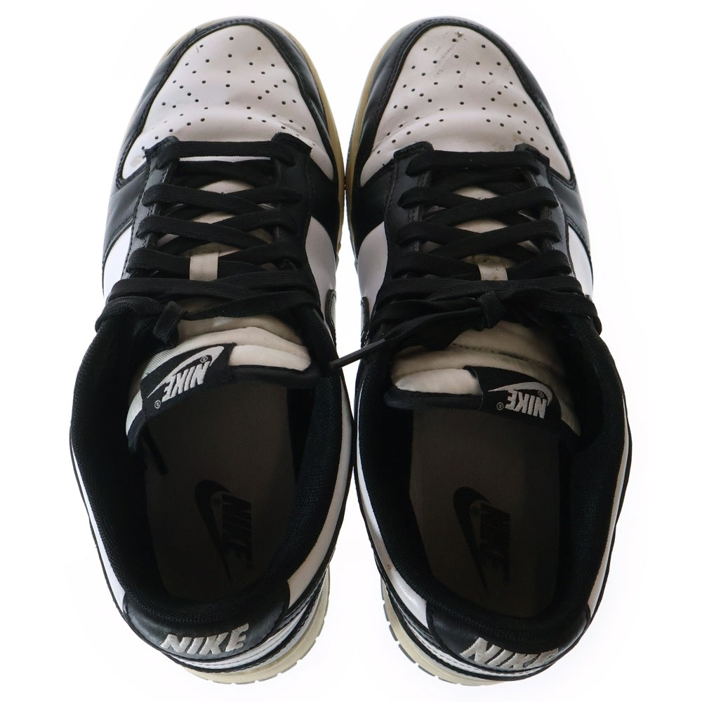 NIKE(ナイキ) DUNK LOW RETRO PANDA DD1391-100 ダンク パンダ ローカットスニーカー シューズ ブラック/ホワイト US8/26.0cm