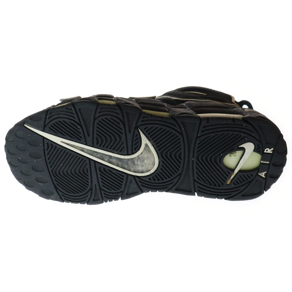 NIKE(ナイキ) AIR MORE UPTEMPO 414962-002 エア モアアップテンポ ハイカットスニーカー ブラック/ホワイト US8.5/26.5cm