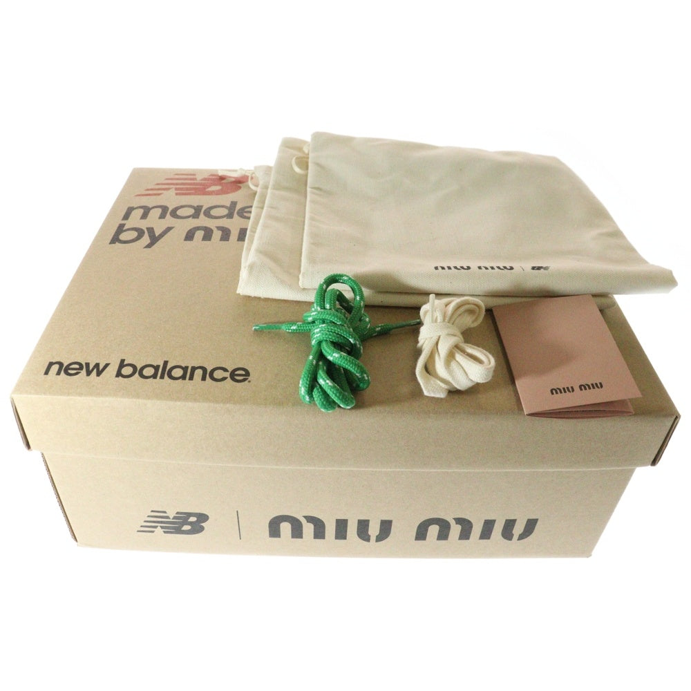 New Balance(ニューバランス) xMiu Miu 530 SL スエードメッシュスニーカー ブラウン