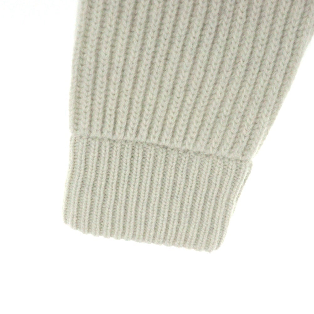 miumiu(ミュウミュウ) 23AW ウールカシミヤニット ジップアップ カーディガン ゴールド金具 MMF846 S000 14E7