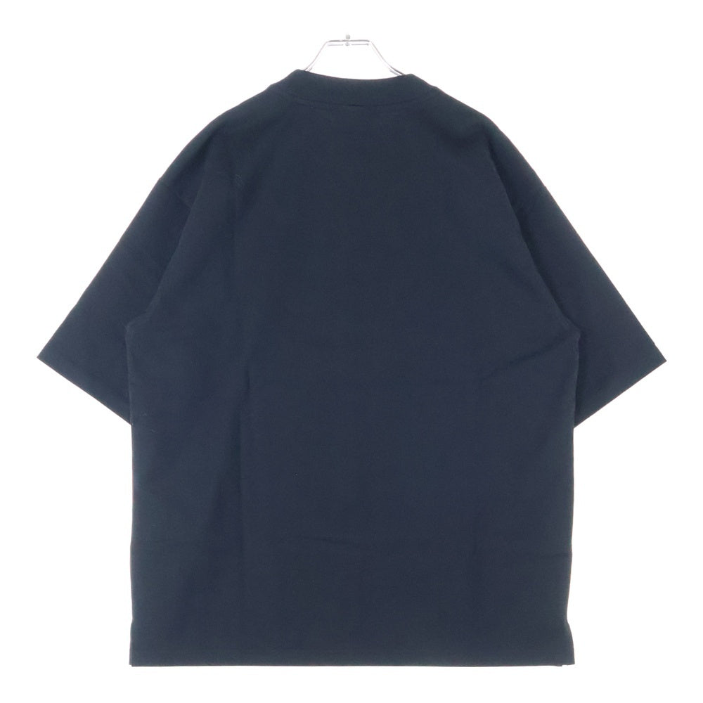 LACOSTE(ラコステ) モックネック 半袖Tシャツ カットソー ブラック TH228PL