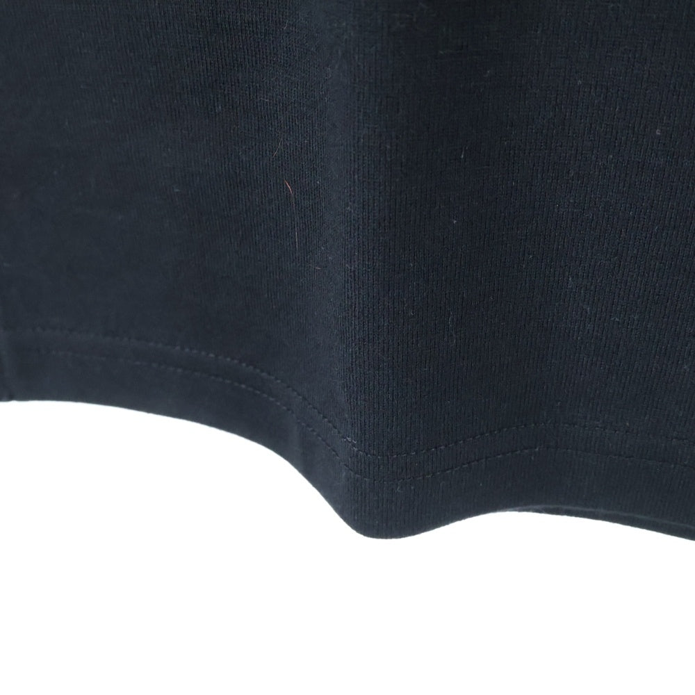 LACOSTE(ラコステ) モックネック 半袖Tシャツ カットソー ブラック TH228PL