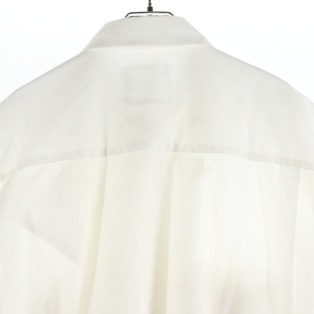 Sacai(サカイ) 23SS コットンポプリンシャツ オーバーサイズ ショートスリーブ 半袖シャツ ホワイト 23-03009M
