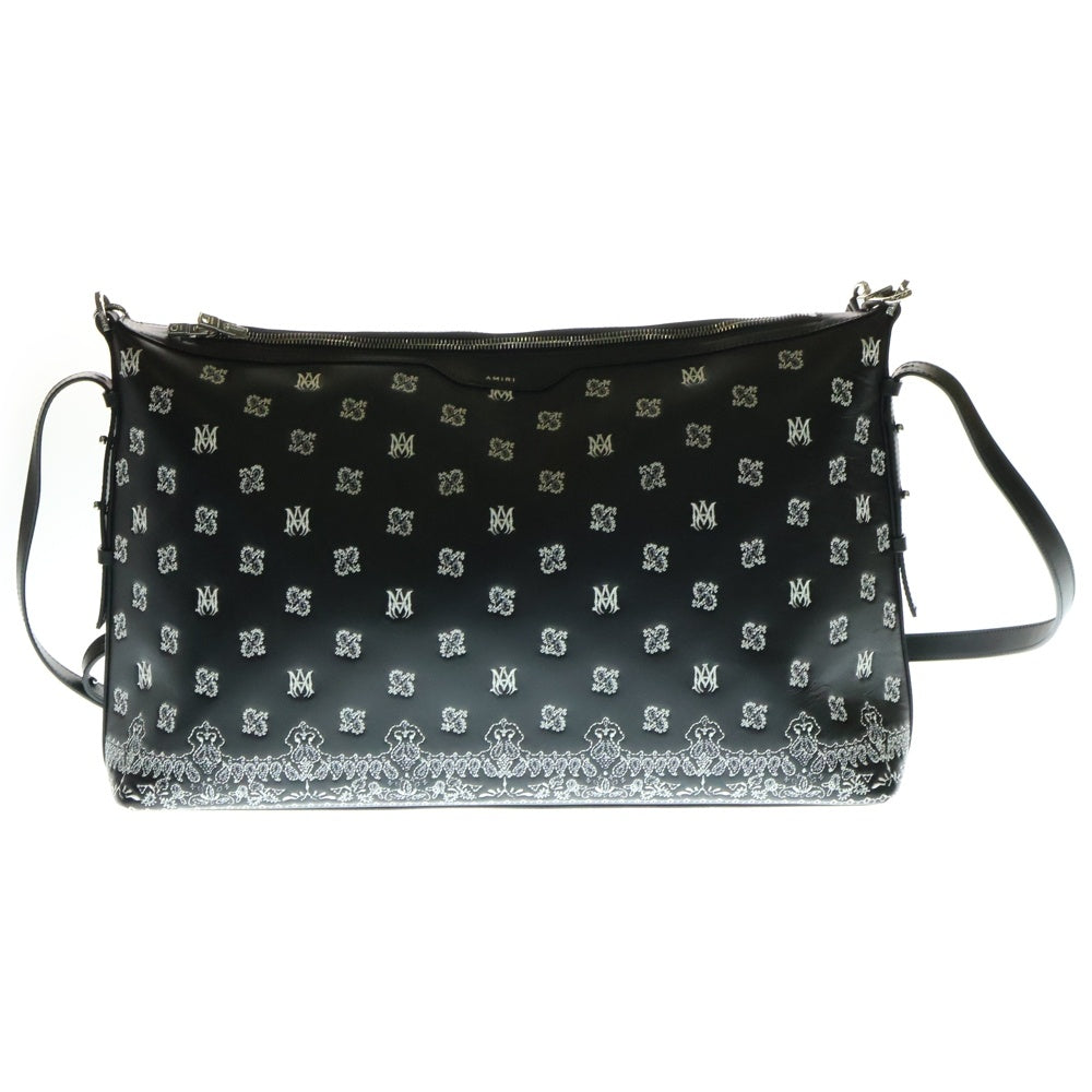 AMIRI(アミリ) MA PAISLEY HOBO CROSSBODY BAG ペイズリー クロスボディバッグ メッセンジャーベッグ ブラック