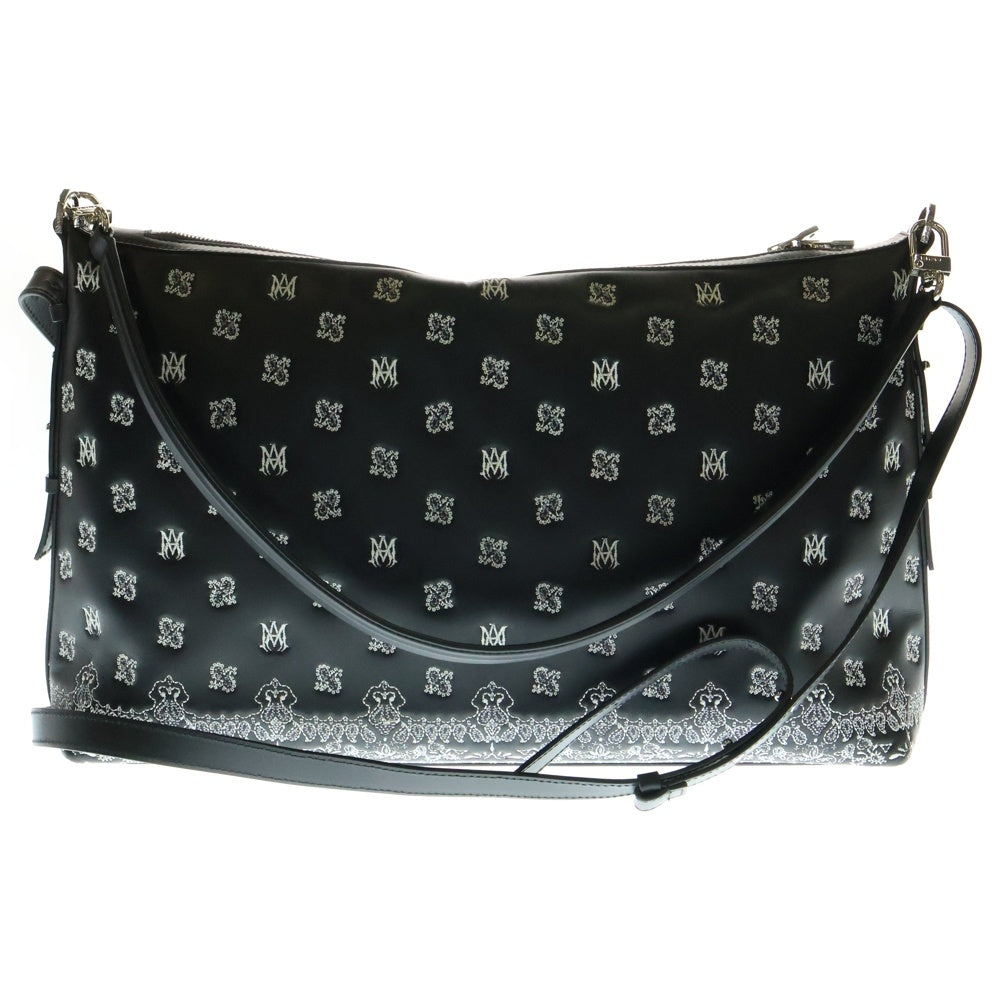 AMIRI(アミリ) MA PAISLEY HOBO CROSSBODY BAG ペイズリー クロスボディバッグ メッセンジャーベッグ ブラック