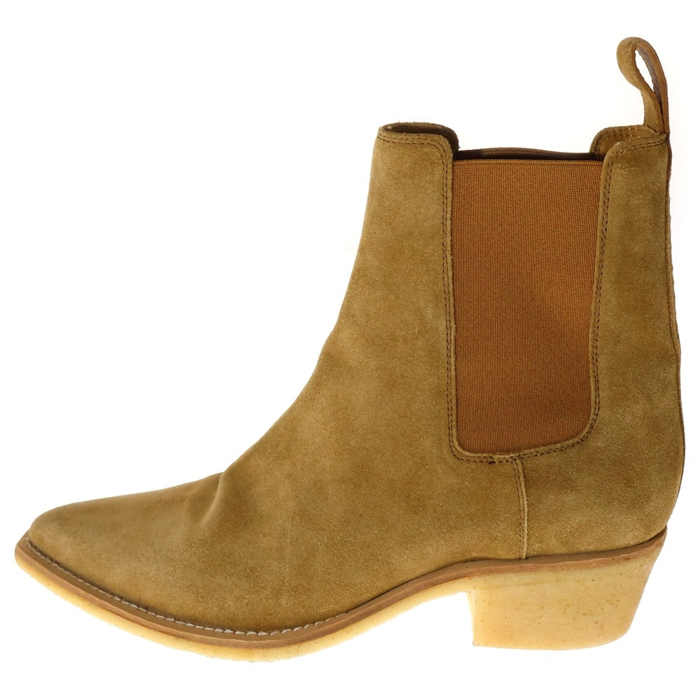 AMIRI(アミリ) Crepe Pointy Toe Chelsea Boots クレープポインテッドトゥチェルシーブーツ ブラウン