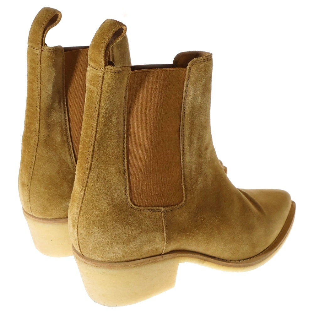 AMIRI(アミリ) Crepe Pointy Toe Chelsea Boots クレープポインテッドトゥチェルシーブーツ ブラウン