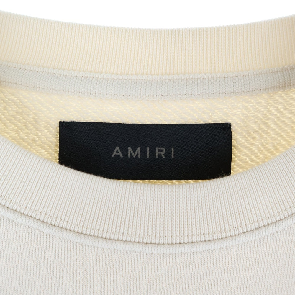 AMIRI(アミリ) MA CORE LOGO コアロゴ クルーネックスウェットトレーナー ベージュ