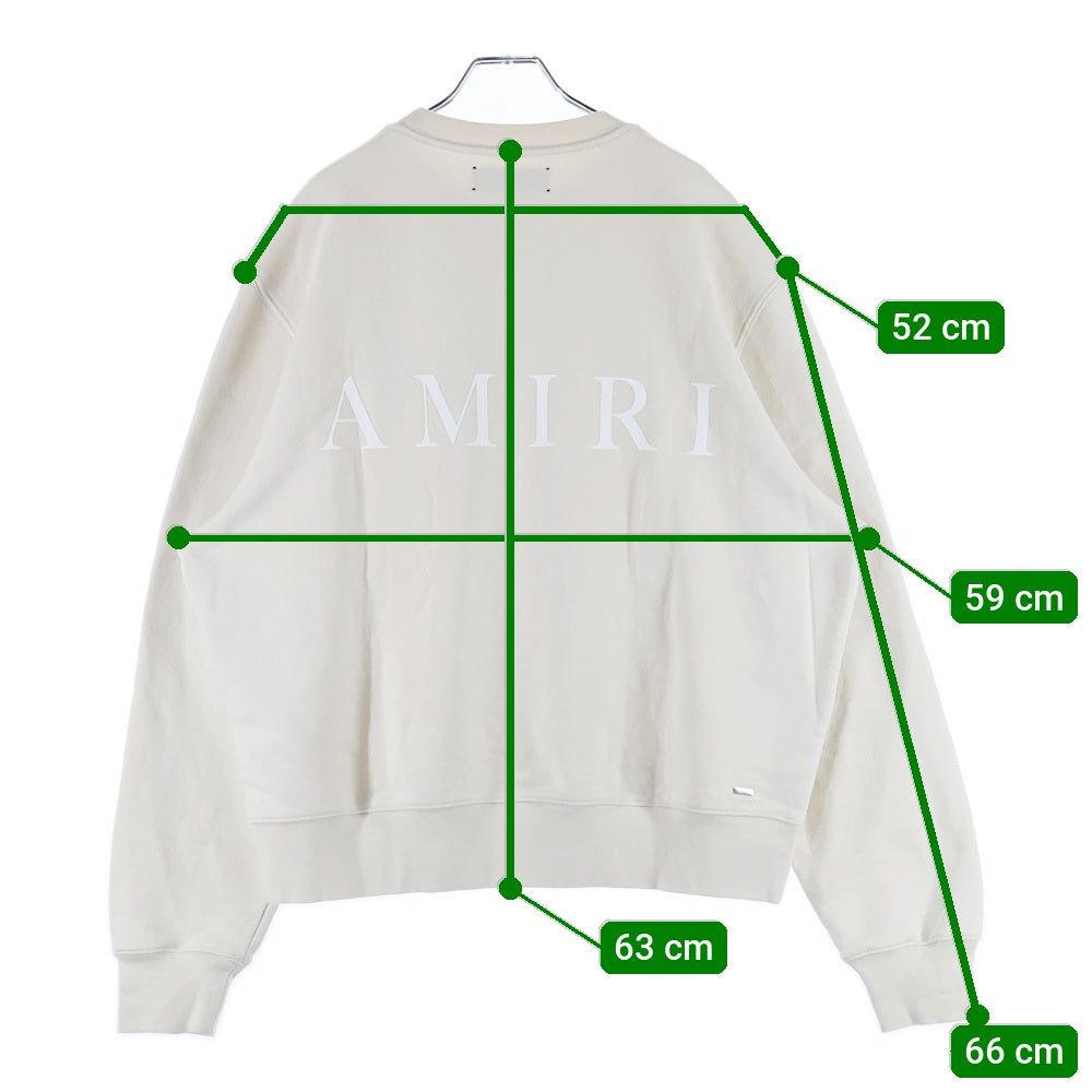 AMIRI(アミリ) MA CORE LOGO コアロゴ クルーネックスウェットトレーナー ベージュ