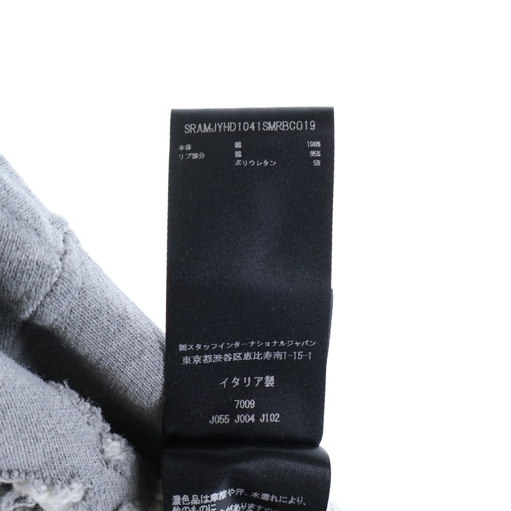 AMIRI(アミリ) MA CORE LOGO HOODIE コアロゴ ショットガン スウェット プルオーバーパーカー グレー