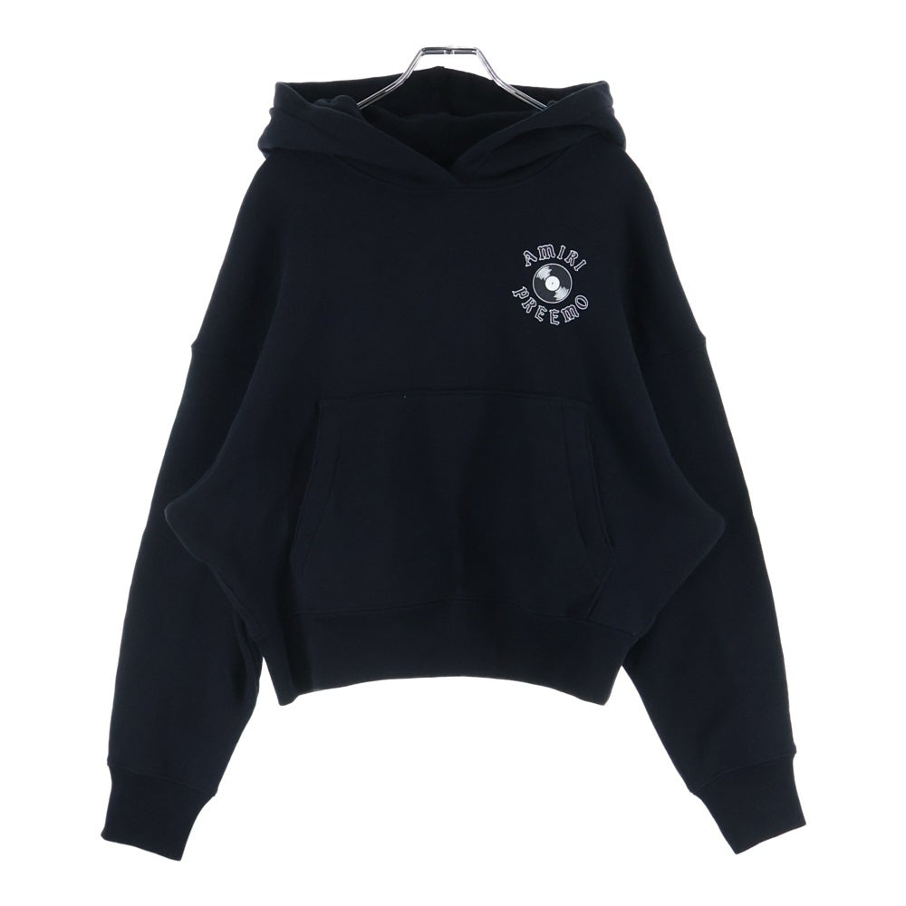 AMIRI(アミリ) Preemo Logo Hoodie プリーモロゴフーディー プルオーバーパーカー レディース ブラック