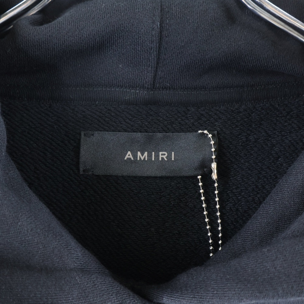 AMIRI(アミリ) Preemo Logo Hoodie プリーモロゴフーディー プルオーバーパーカー レディース ブラック