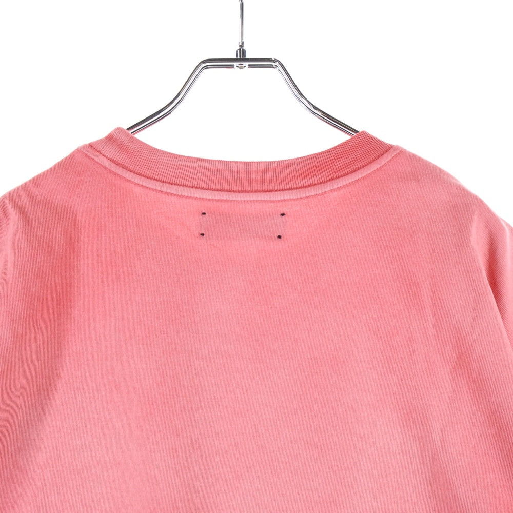 AMIRI(アミリ) フロントロゴ ヴィンテージ加工 半袖Tシャツ レッド
