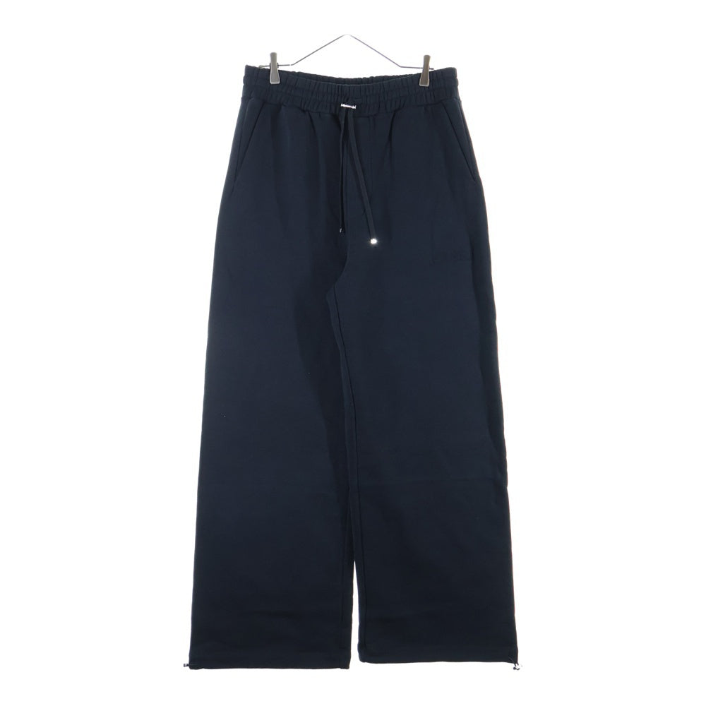 AMIRI(アミリ) Cotton Sweat Pants ロゴ刺? バギースウェットパンツ ブラック