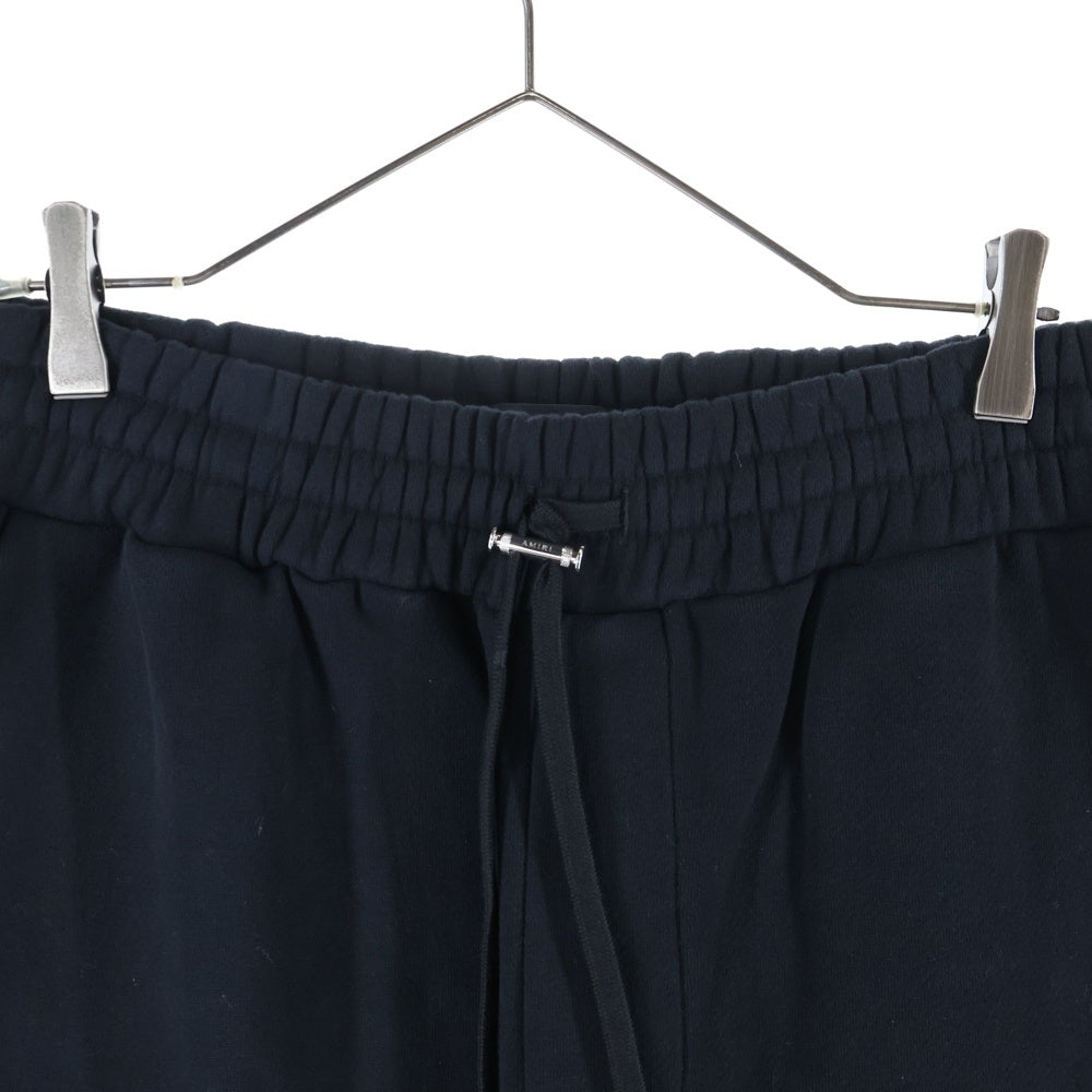 AMIRI(アミリ) Cotton Sweat Pants ロゴ刺? バギースウェットパンツ ブラック