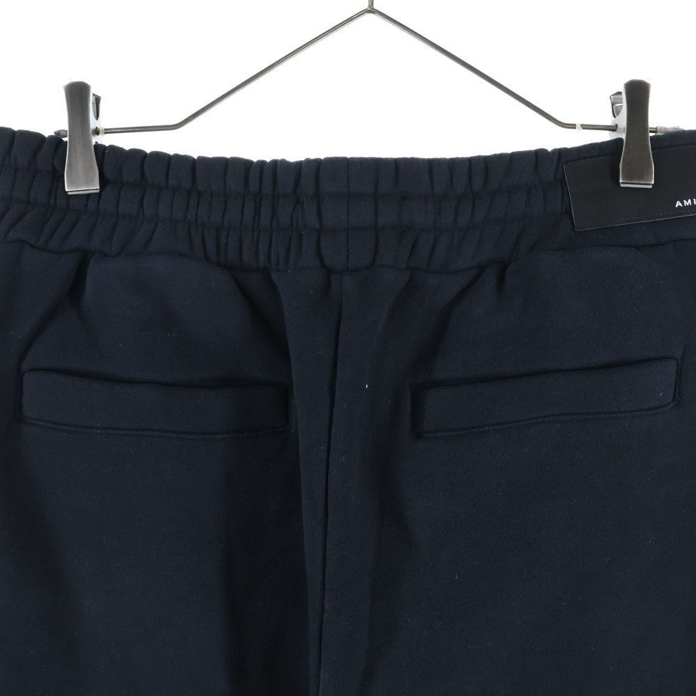 AMIRI(アミリ) Cotton Sweat Pants ロゴ刺? バギースウェットパンツ ブラック