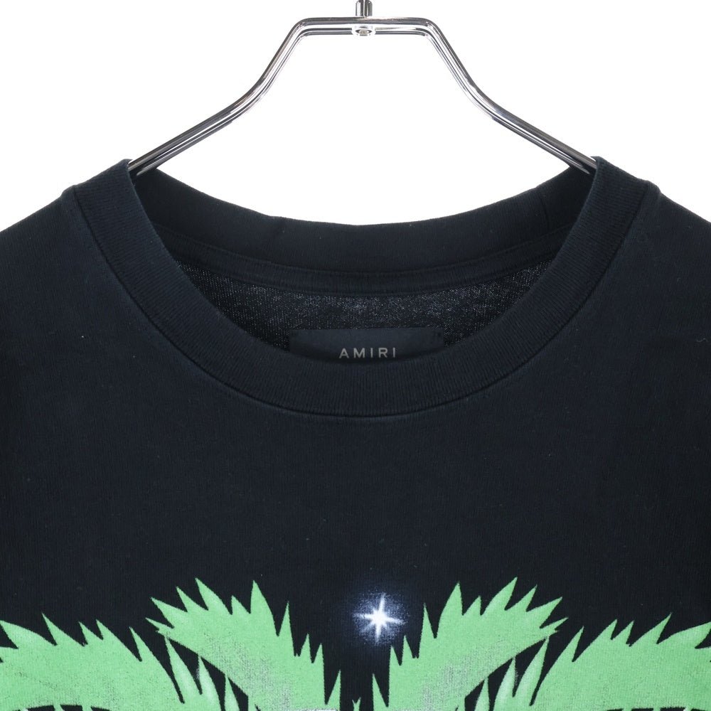 AMIRI(アミリ) エンジェルプリント 半袖Tシャツ カットソー ブラック