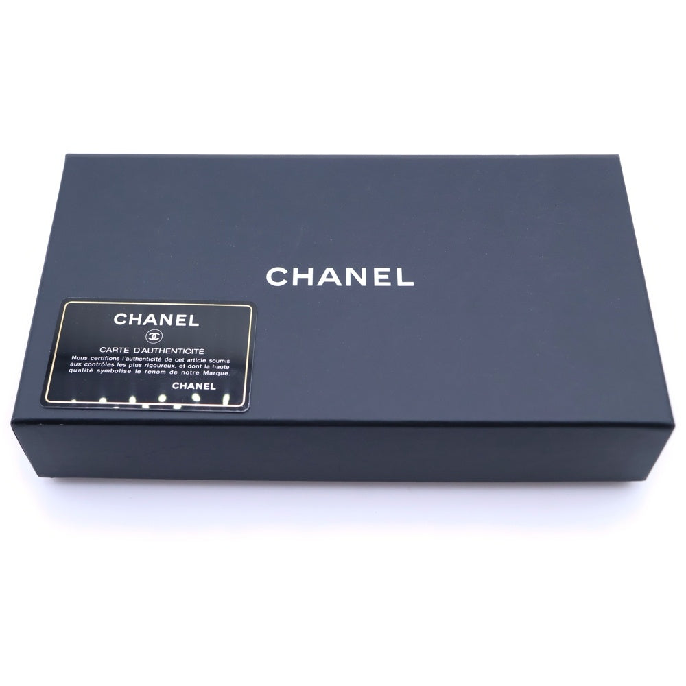 CHANEL(シャネル) カメリア キャビアスキン カードケース ブラック レディース