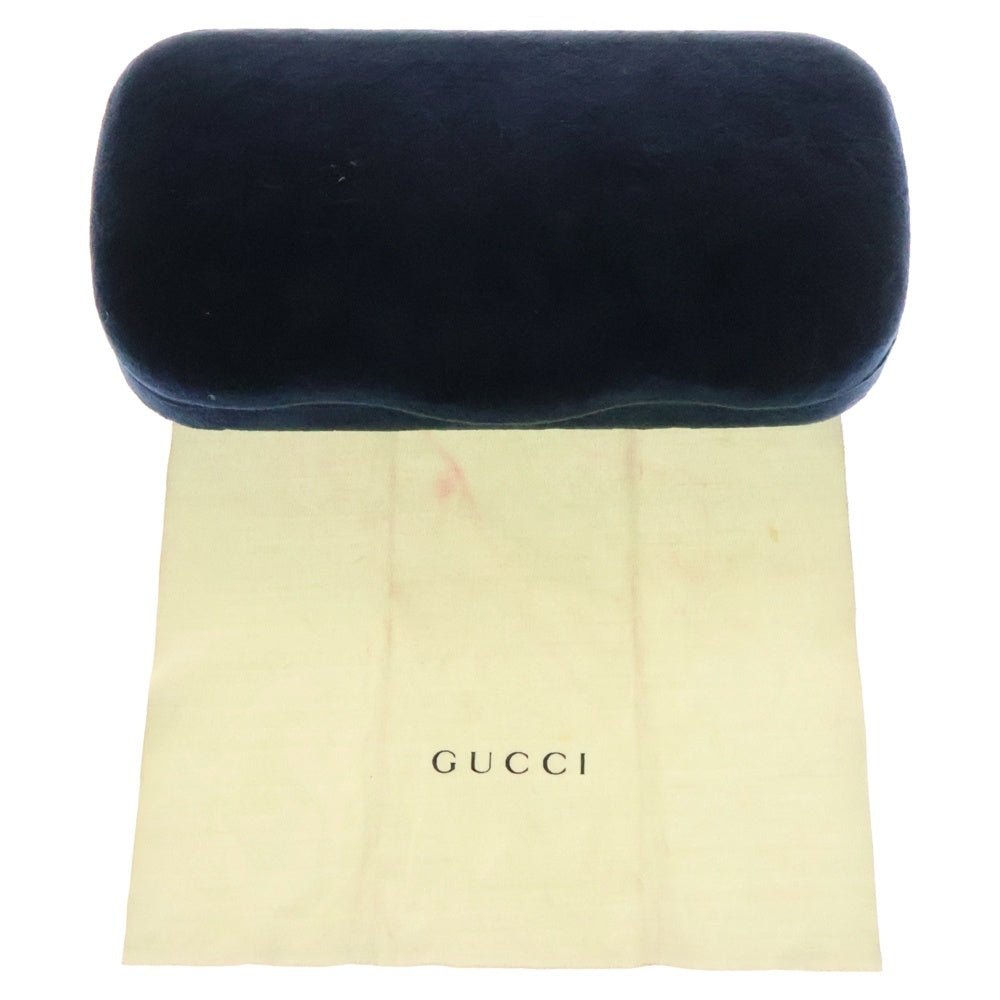 GUCCI(グッチ) スクエアサングラス Gロゴ GG0646S 002 ゴールド レディース