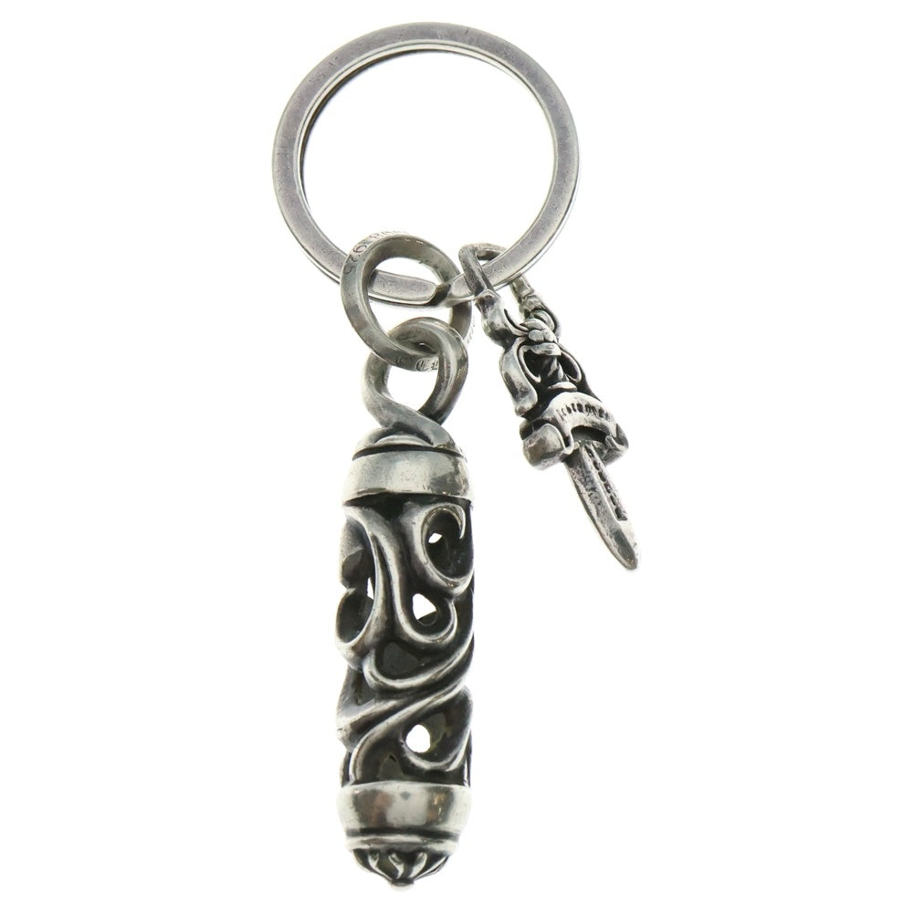 CHROME HEARTS(クロムハーツ) ROLLER&No5 DGGR ローラー#5ダガーキーリング シルバー