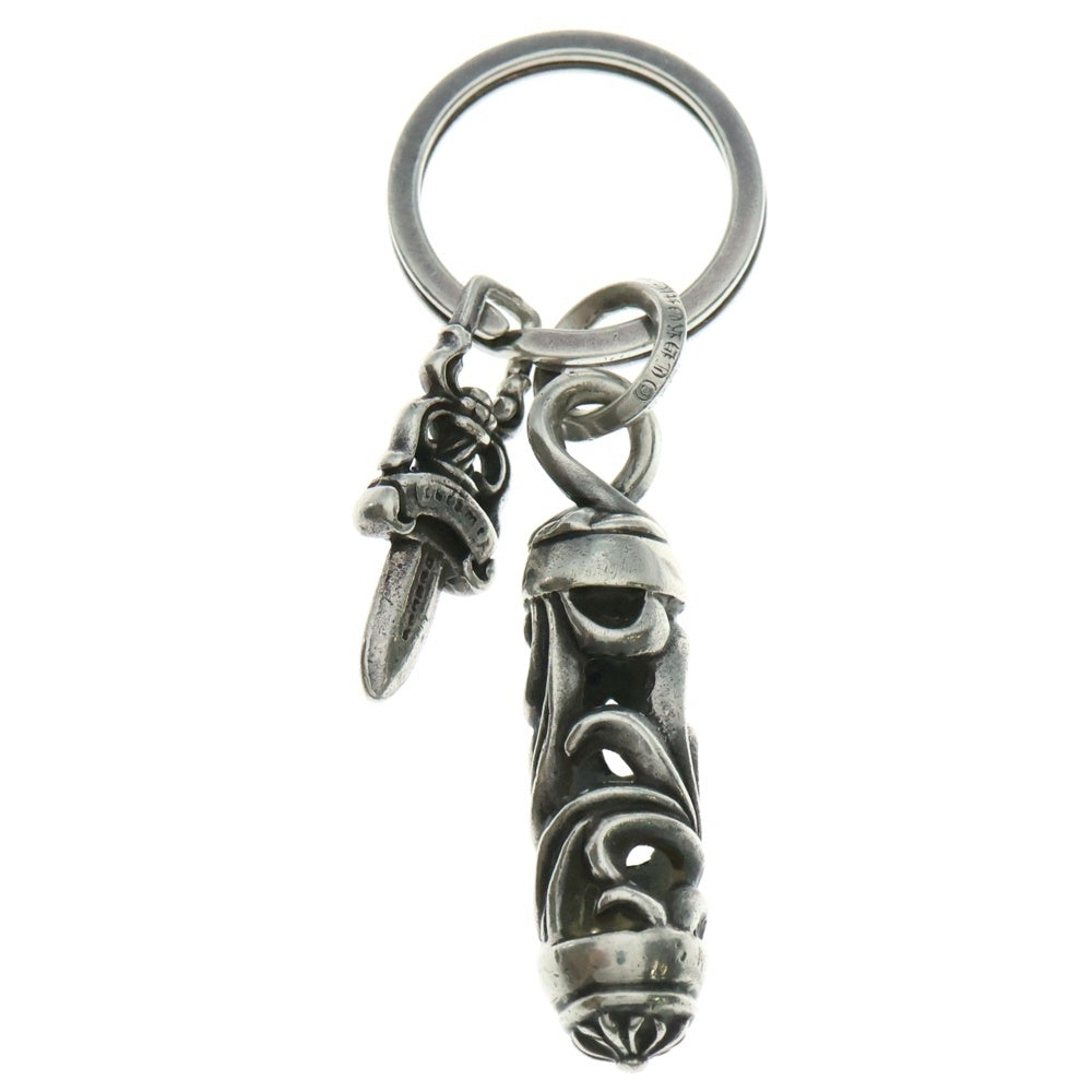 CHROME HEARTS(クロムハーツ) ROLLER&No5 DGGR ローラー#5ダガーキーリング シルバー
