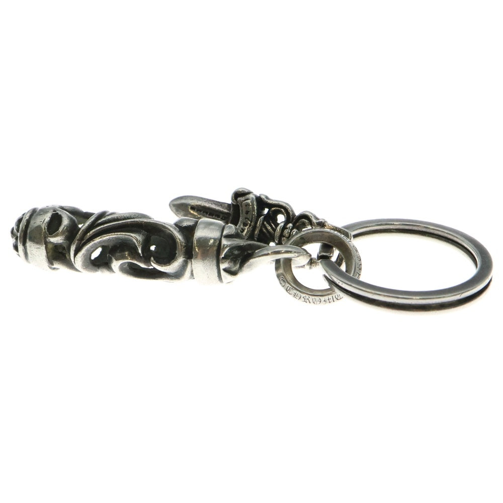 CHROME HEARTS(クロムハーツ) ROLLER&No5 DGGR ローラー#5ダガーキーリング シルバー