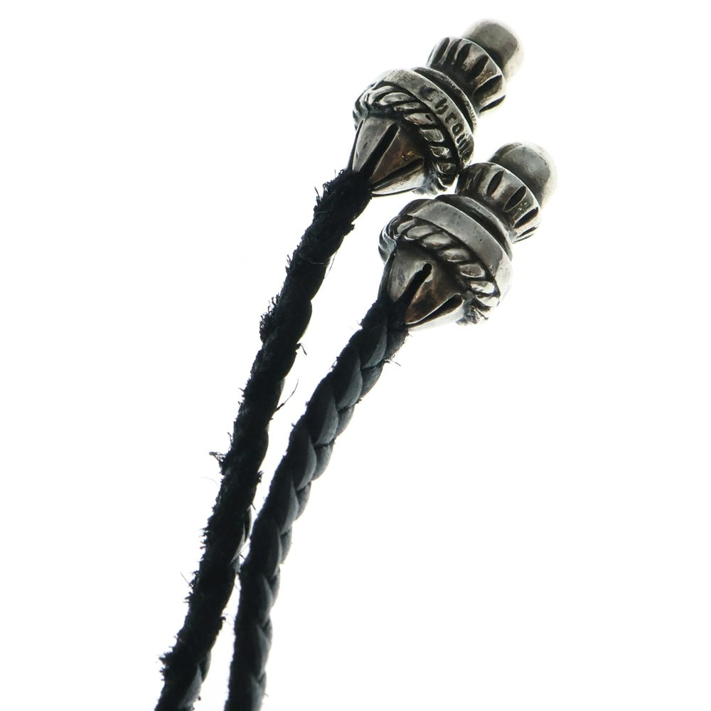 CHROME HEARTS(クロムハーツ) レザーブレード ボロチップ ブラック/シルバー