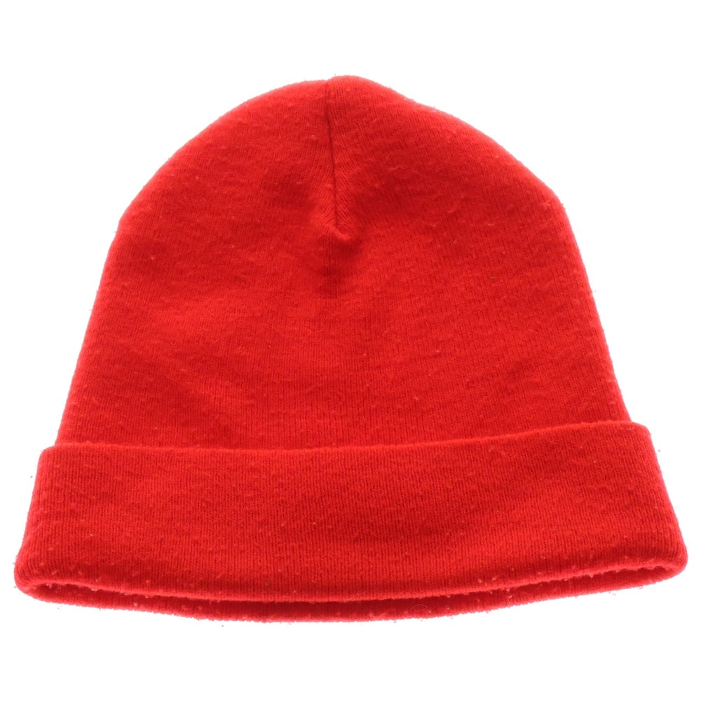 CHROME HEARTS(クロムハーツ) WATCH CAP ワッチキャップ ロゴ刺繍ビーニー ニットキャップ 帽子 レッド